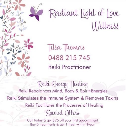 Radiant Light of Love Wellness | 2/15 Warwick St, Bentleigh East VIC 3165, Australia | Phone: 0488 215 745