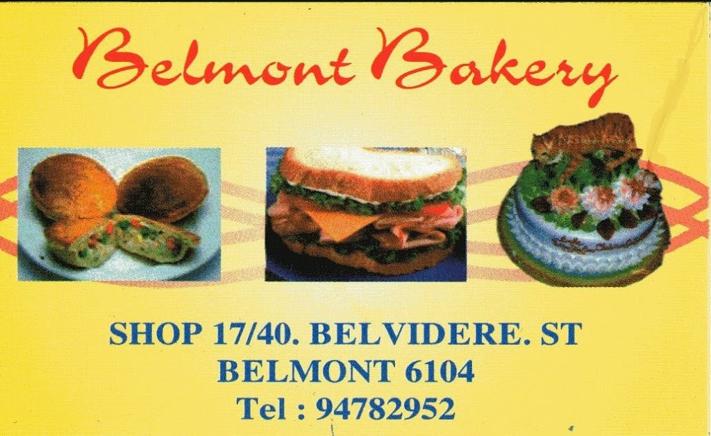 Belmont Bakery | bakery | 40 Belvidere St, Belmont WA 6104, Australia | 0894782952 OR +61 8 9478 2952