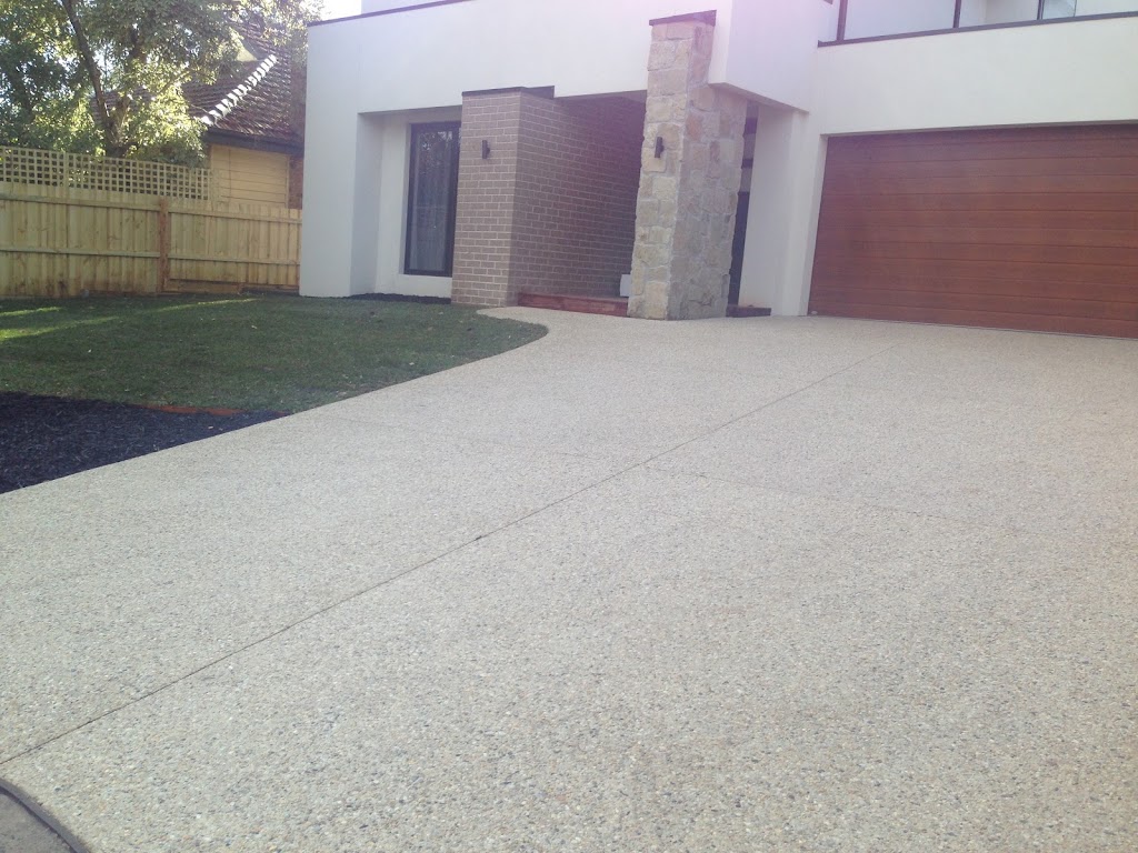 Exposed aggregate Concrete | 69 Heany Park Rd, Rowville VIC 3178, Australia | Phone: (03) 9764 3133