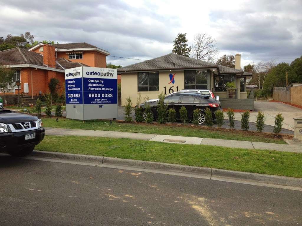 Wantirna Osteopathy | 171 Stud Rd, Wantirna South VIC 3152, Australia | Phone: (03) 9800 0388