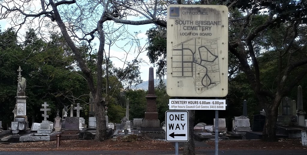 South Brisbane Cemetery | cemetery | 185 Annerley Rd, Dutton Park QLD 4102, Australia | 0734038888 OR +61 7 3403 8888