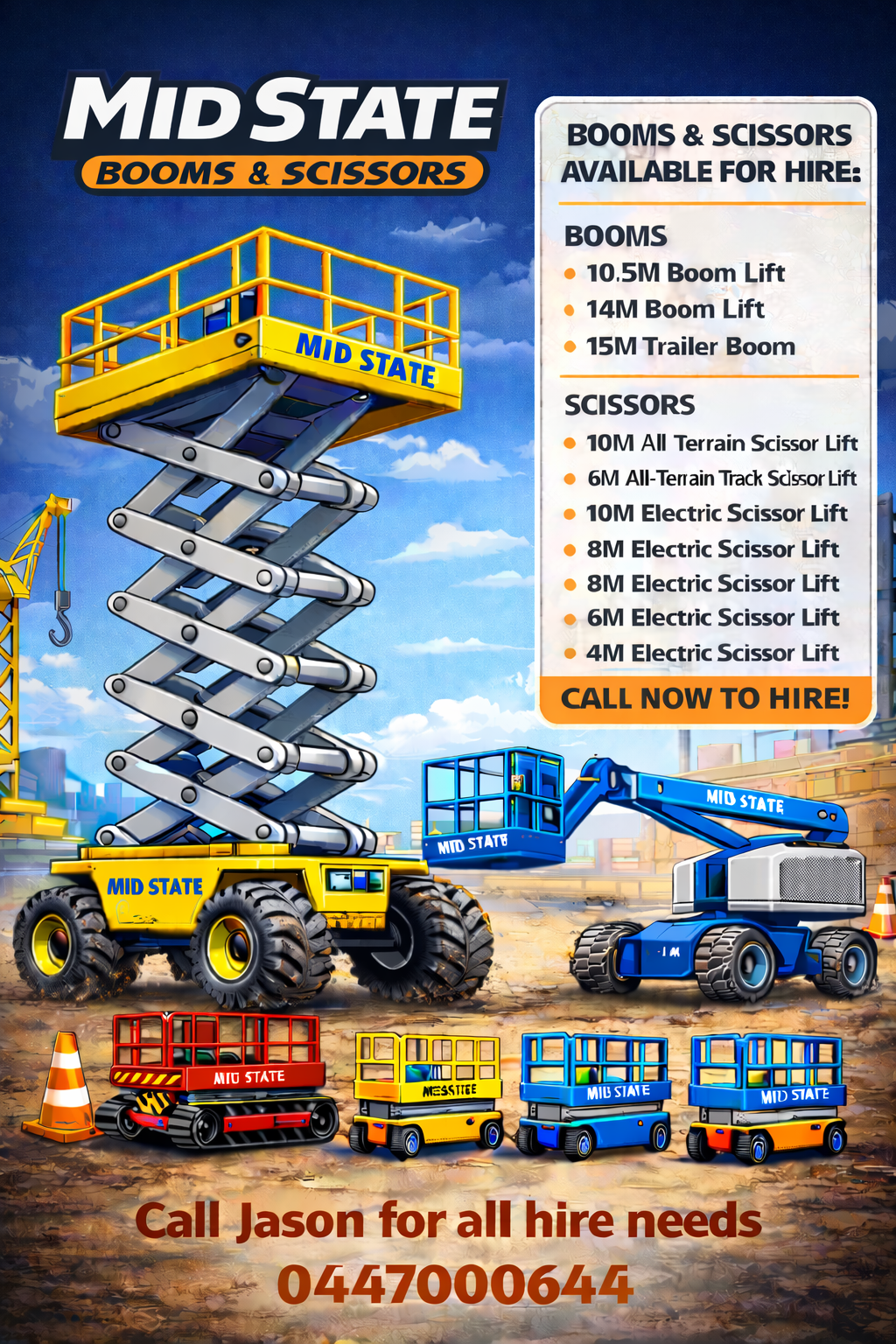 mid state booms and scissors pty ltd | 19L Yarrandale Rd, Dubbo NSW 2830, Australia | Phone: 0447 000 644