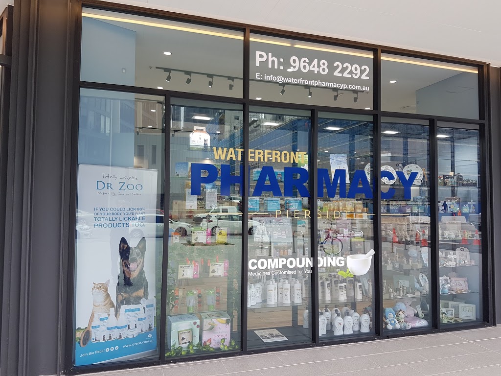 Waterfront Pharmacy Pierside | Shop T1a, 1 Burroway Rd, Wentworth Point NSW 2127, Australia | Phone: (02) 9648 2292