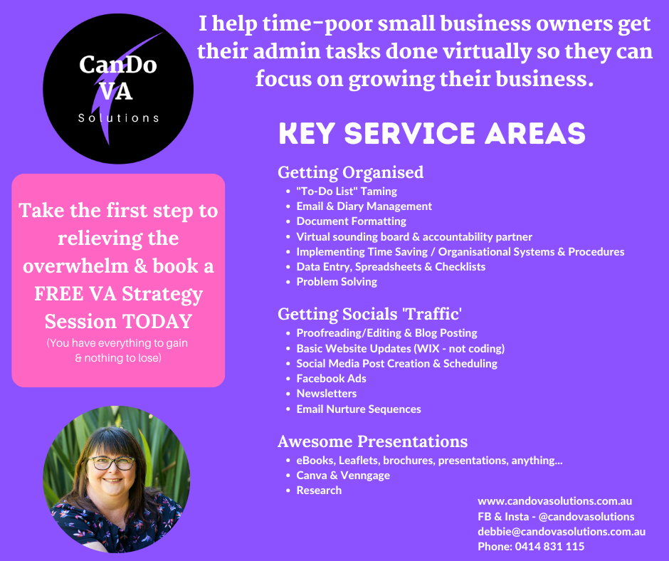 CanDo VA Solutions | Thurgoona NSW, Australia, 13-Dec-19, Thurgoona NSW 2640, Australia | Phone: 0414 831 115