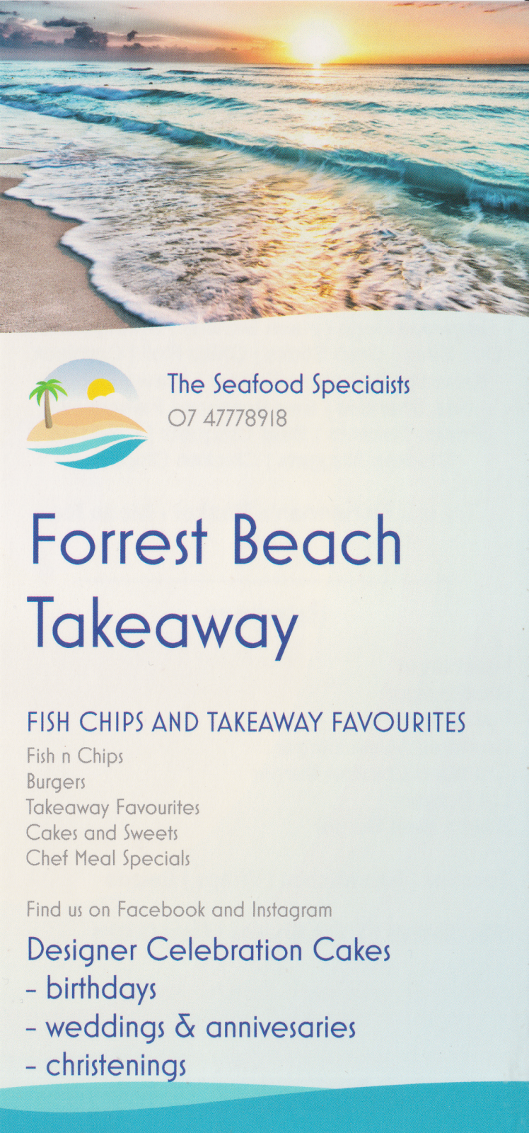 Forrest Beach Takeaway | Shop 1/14 Leichhardt St, Forrest Beach QLD 4850, Australia | Phone: (07) 4777 8918