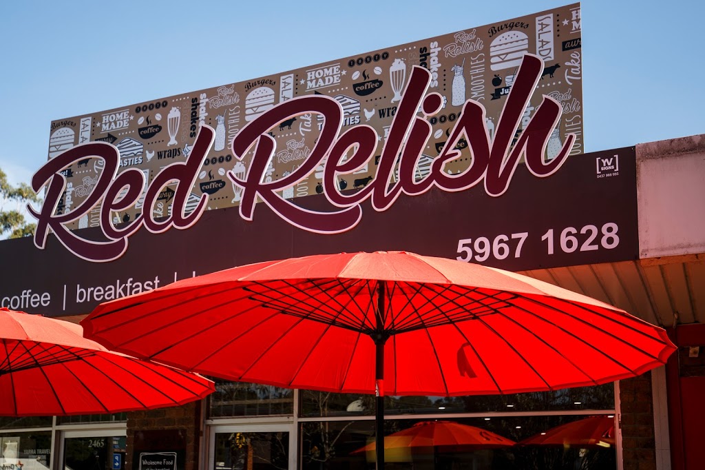 Red Relish Cafe | cafe | 2/2465 Warburton Hwy, Yarra Junction VIC 3797, Australia | 0359671628 OR +61 3 5967 1628