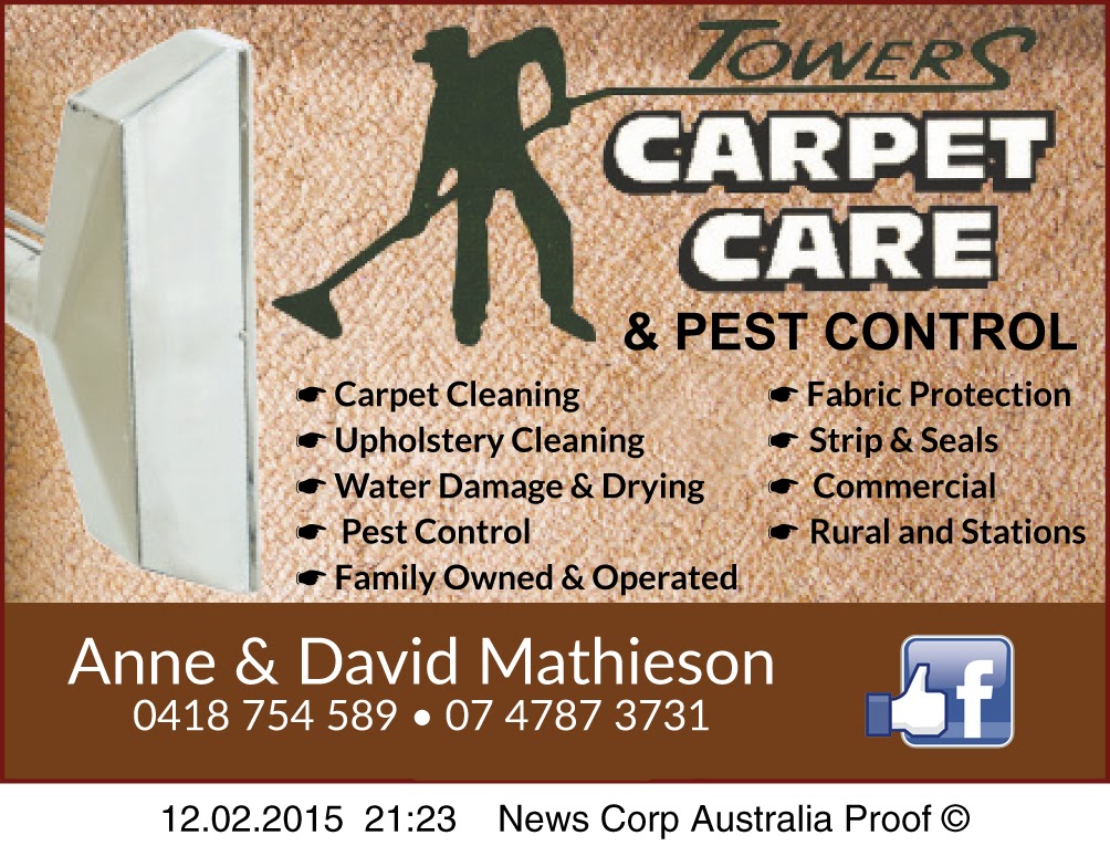 Towers Carpet Care & Pest Control | laundry | 10 Paull St, Charters Towers City QLD 4820, Australia | 0418754589 OR +61 418 754 589
