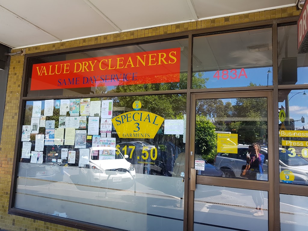Value Dry Cleaners | laundry | 483A Whitehorse Rd, Mitcham VIC 3132, Australia | 0398744686 OR +61 3 9874 4686