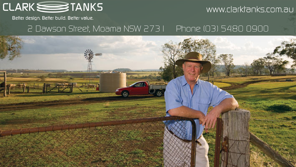 Clark Tanks Moama | 2 Dawson St, Moama NSW 2731, Australia | Phone: (03) 5480 0900