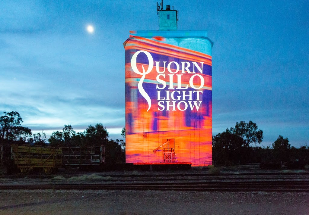 Quorn Silo Light Show | tourist attraction | Railway Terrace, Quorn SA 5433, Australia | 1800220980 OR +61 1800 220 980