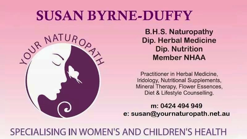Your Naturopath: Susan Byrne | 48 Mirrabooka Dr, Clifton Springs VIC 3222, Australia | Phone: 0424 494 949