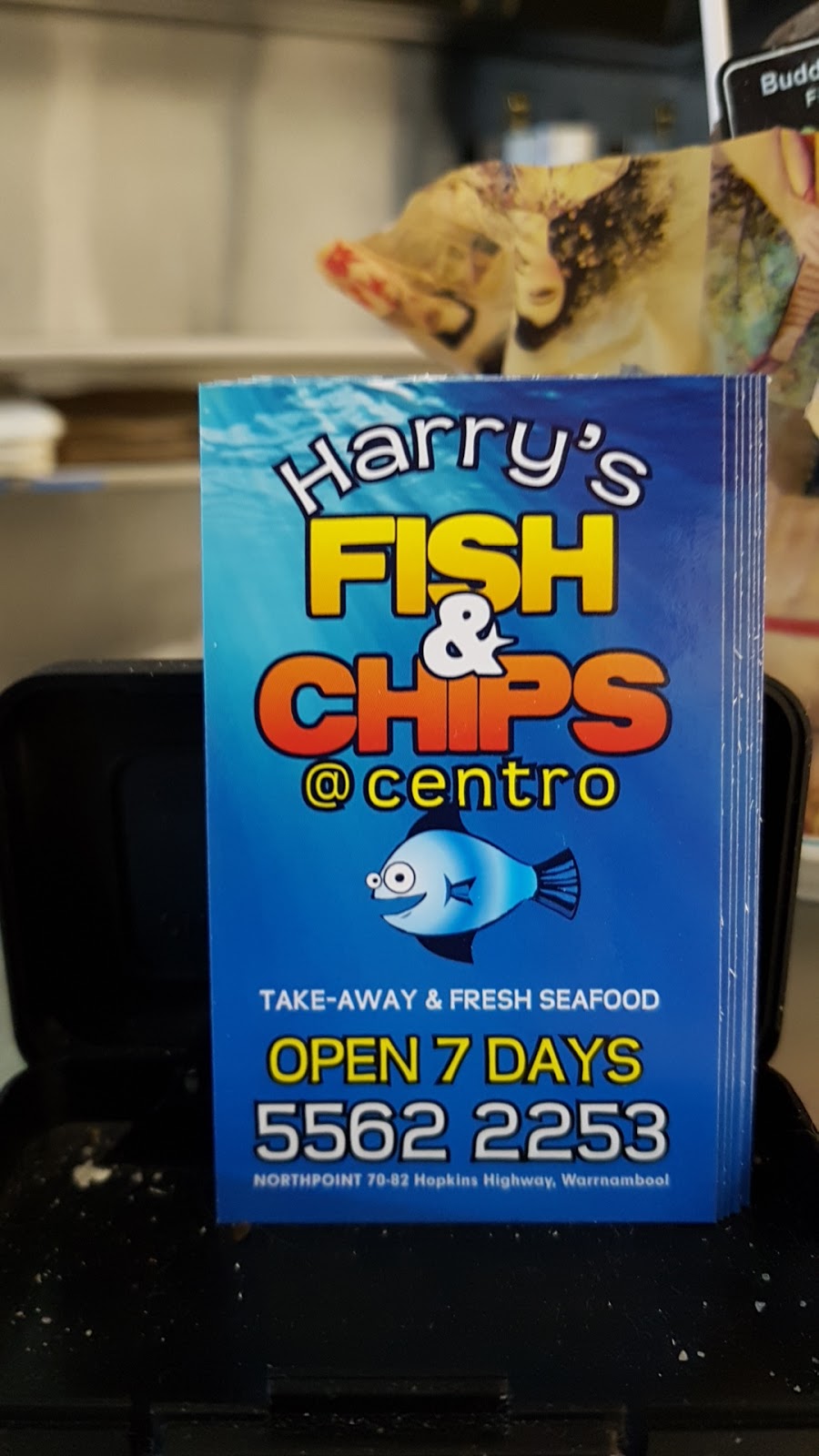 Harrys Fish and Chips | restaurant | 82/70 Hopkins Hwy, Warrnambool VIC 3280, Australia | 0355622253 OR +61 3 5562 2253