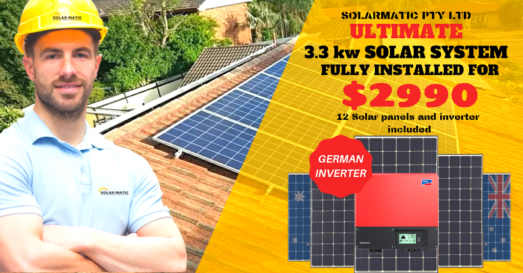 Solarmatic Pty Ltd | 6/327 Woodpark Rd, Smithfield NSW 2164, Australia | Phone: 1300 980 640