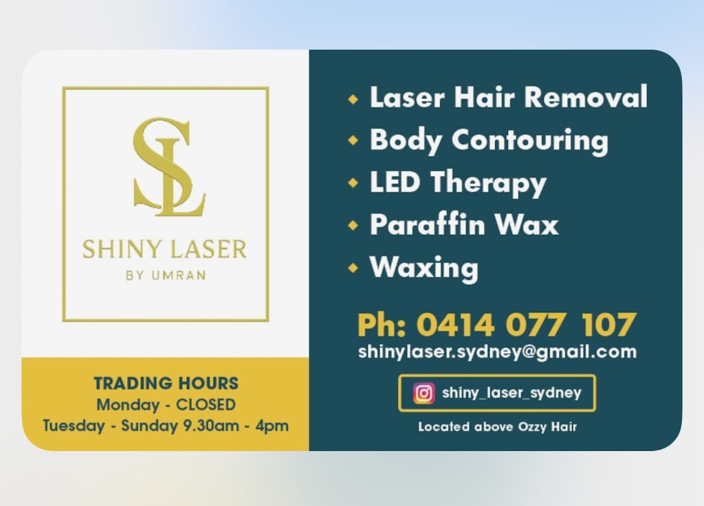 Shiny Laser | 65 Cowper St, Granville NSW 2142, Australia | Phone: 0414 077 107