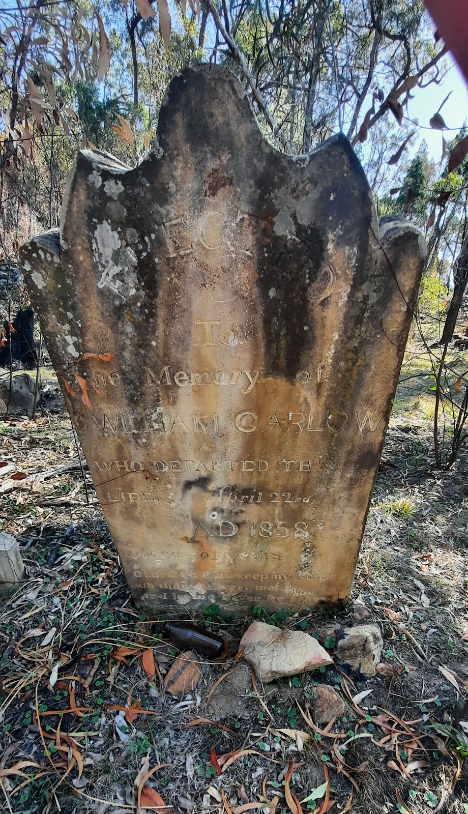 Carlow Family Headstones | 1311 Dandry Rd, Dandry NSW 2357, Australia | Phone: 0402 777 974