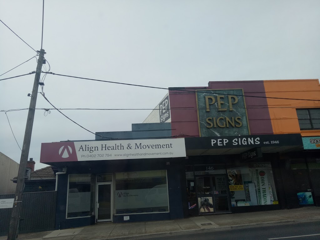 Align Health & Movement | 148, State Route 40, Heidelberg Heights VIC 3081, Australia | Phone: 0402 702 794