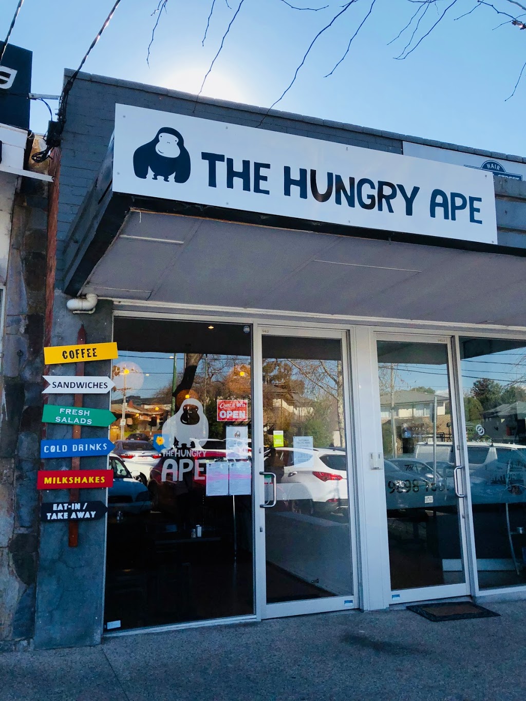 Hungry Ape Cafe | cafe | 943 Station St, Box Hill North VIC 3129, Australia | 0398992256 OR +61 3 9899 2256