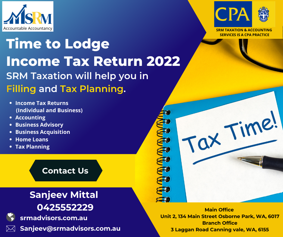 SRM Taxation And Accounting Services Canning Vale | accounting | 3 Laggan Rd, Canning Vale WA 6155, Australia | 0425552229 OR +61 425 552 229