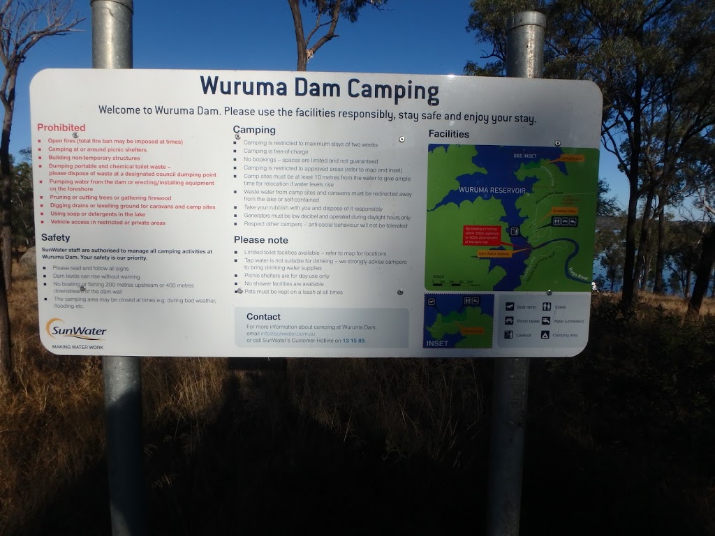 Wuruma Dam Camping Area | campground | Wuruma Dam QLD 4627, Australia