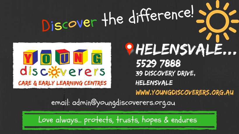 Young Discoverers Helensvale | 39 Discovery Dr, Helensvale QLD 4212, Australia | Phone: (07) 5529 7888