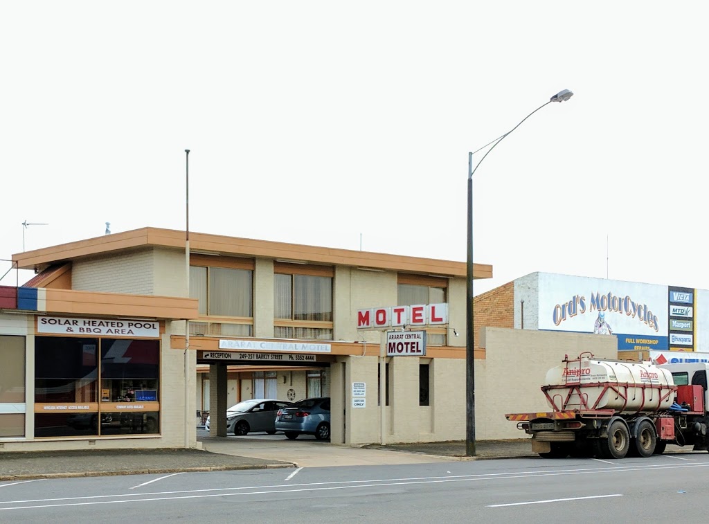 Ararat Central Motel | lodging | 249 Barkly St, Ararat VIC 3377, Australia | 0353524444 OR +61 3 5352 4444