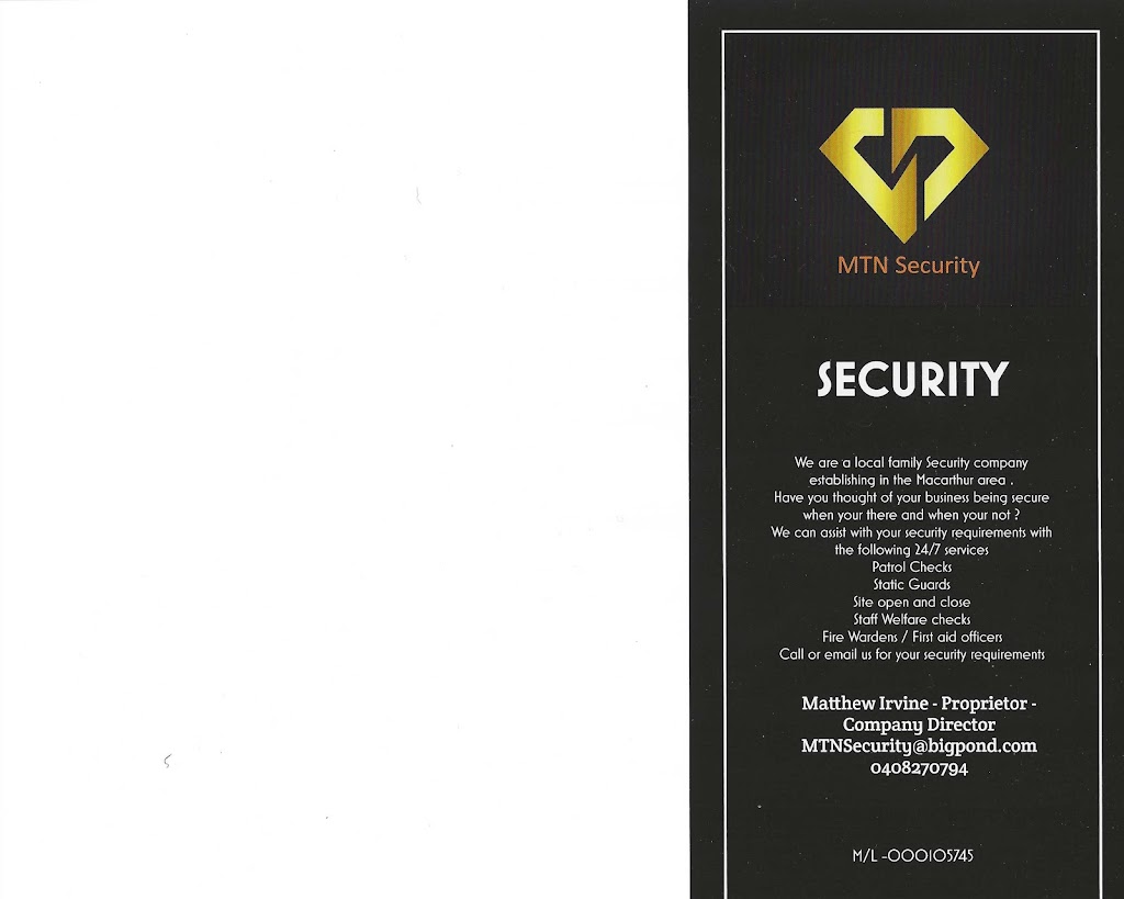 MTNSecurity | 36 Waminda Ave, Campbelltown NSW 2560, Australia | Phone: 0408 270 794