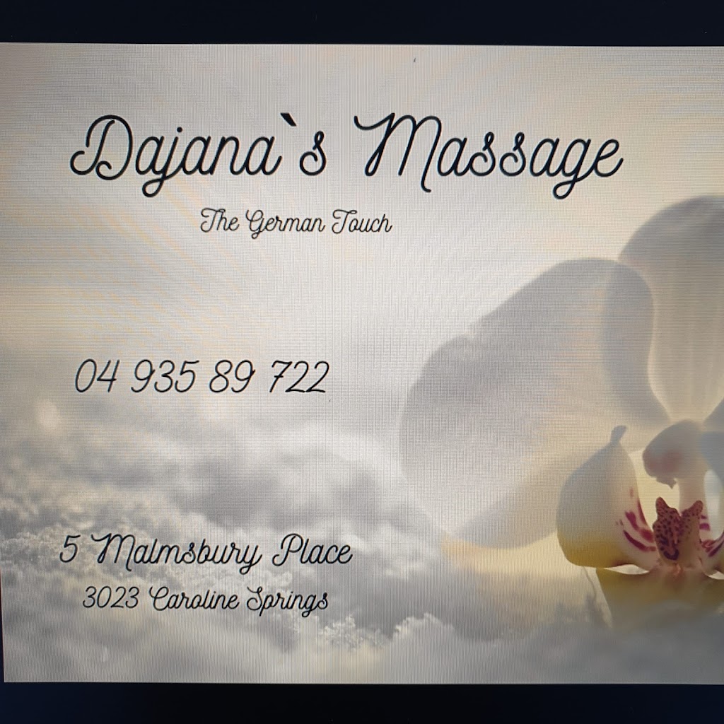 Dajanas Massage |  | 5 Malmsbury Pl, Caroline Springs VIC 3023, Australia | 0493589722 OR +61 493 589 722