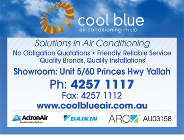 Cool Blue Air Conditioning Pty Ltd | home goods store | 5/60-64 Princes Hwy, Yallah NSW 2530, Australia | 0242571117 OR +61 2 4257 1117