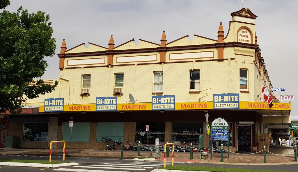 Martins Bi-Rite Electrical | home goods store | 57 Kendal St, Cowra NSW 2794, Australia | 0263422244 OR +61 2 6342 2244