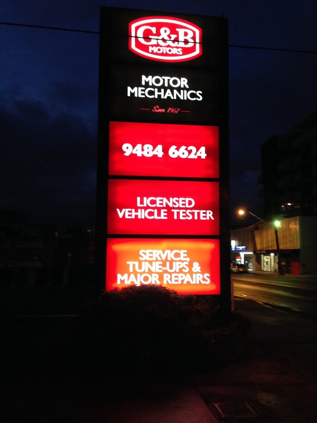 G & B MOTORS | car repair | 67 High St, Preston VIC 3072, Australia | 0394846624 OR +61 3 9484 6624