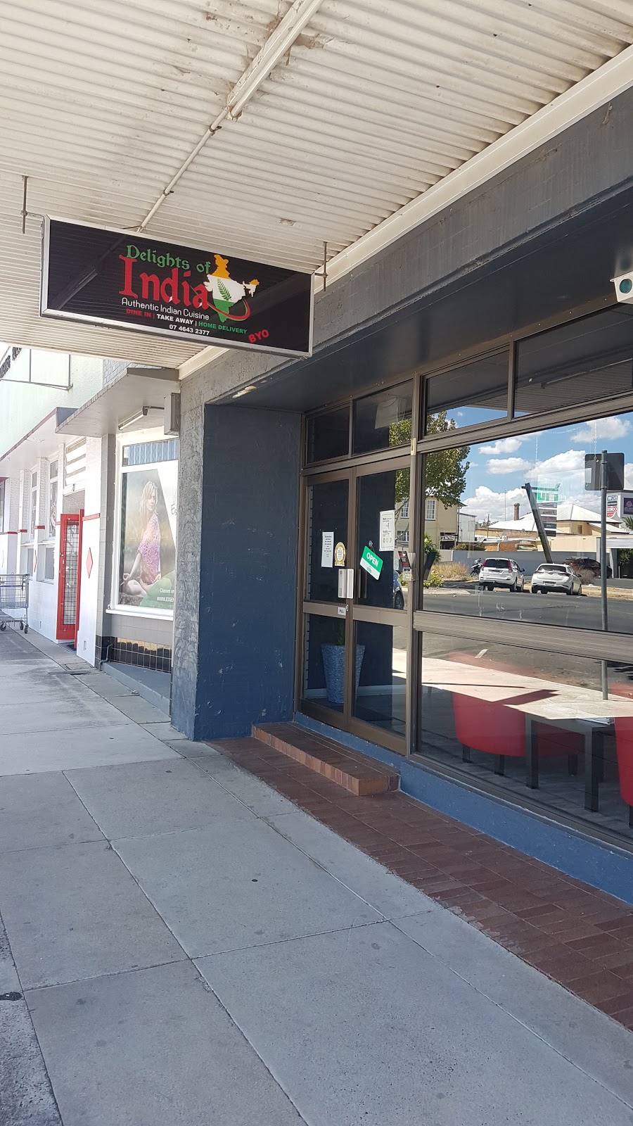 Delights Of India | restaurant | A/73 Fitzroy St, Warwick QLD 4370, Australia | 0746432377 OR +61 7 4643 2377