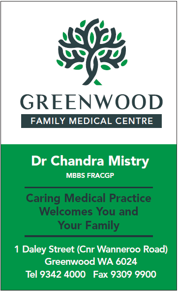 Greenwood Family Medical Centre | health | 1 Daley St, Greenwood WA 6024, Australia | 0893424000 OR +61 8 9342 4000