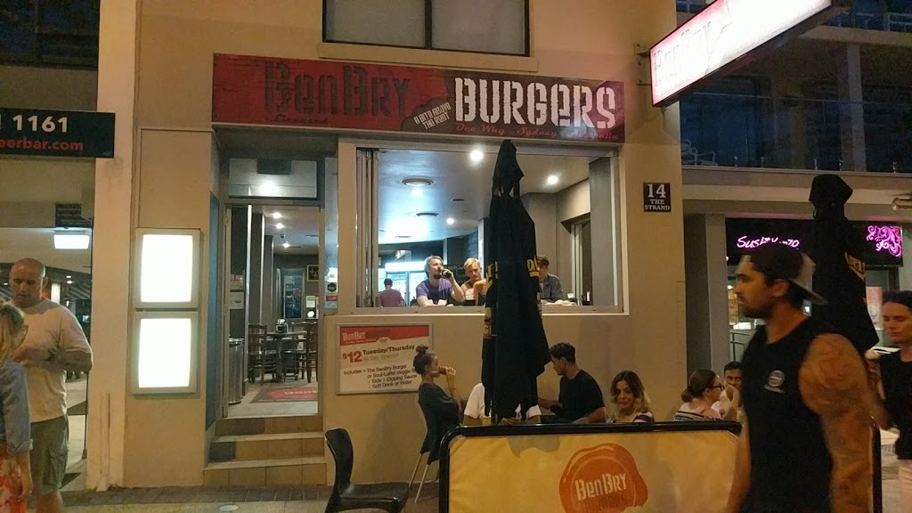 BenBry Burgers Dee Why Beach | restaurant | 14 The Strand, Dee Why NSW 2099, Australia | 0280682186 OR +61 2 8068 2186