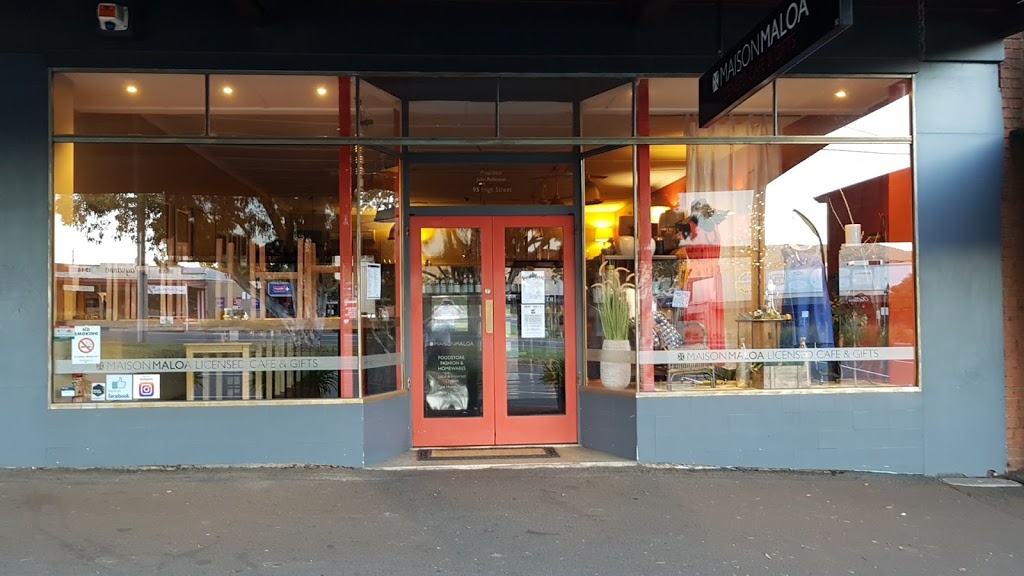 MaisonMaloa Licenced Cafe and Gifts | 95 High St, Woodend VIC 3442, Australia | Phone: (03) 5427 1608