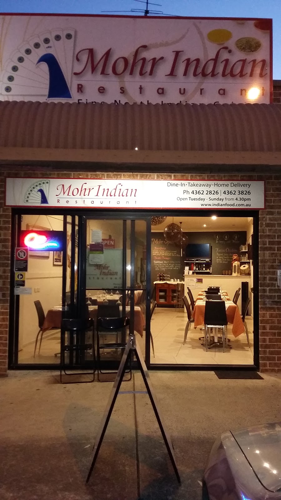 Mohr Indian Restraurant | restaurant | 2/39 Pacific Hwy, Ourimbah NSW 2258, Australia | 0243622826 OR +61 2 4362 2826