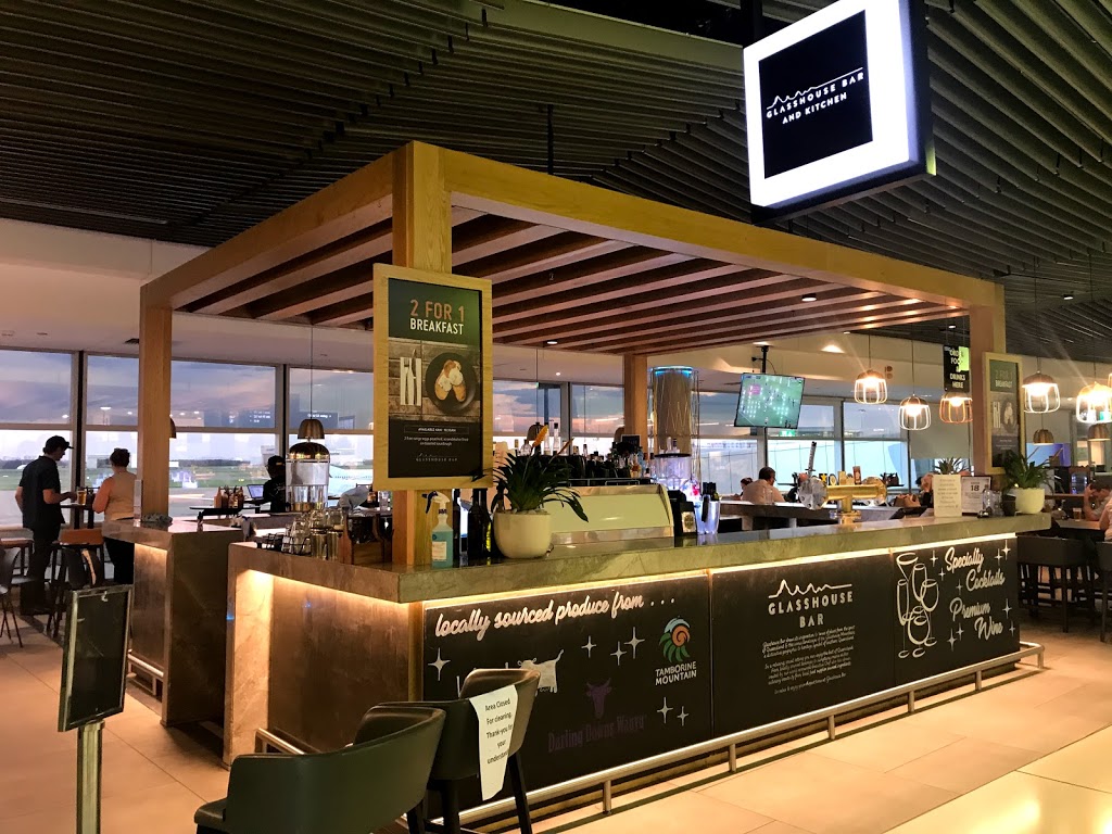 Glasshouse Bar | restaurant | Brisbane Airport, After Security, Domestic Terminal, Level 2/1 Alpinia Dr, Brisbane Airport QLD 4009, Australia | 0738606391 OR +61 7 3860 6391