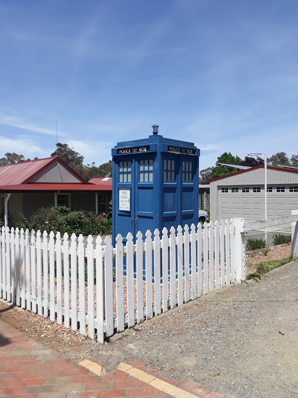 Doctor Who Tardis In Town | Hall ACT 2618, Australia