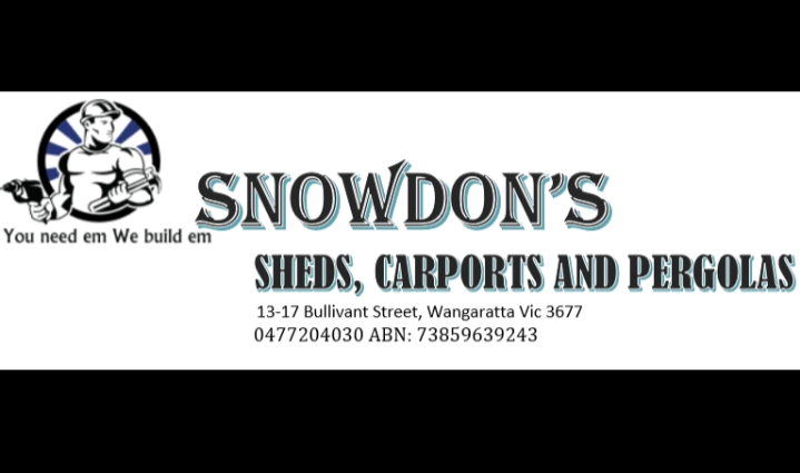 Snowdons Sheds, Carports and Pergolas | general contractor | 17 Bullivant St, Wangaratta VIC 3677, Australia | 0477204030 OR +61 477 204 030