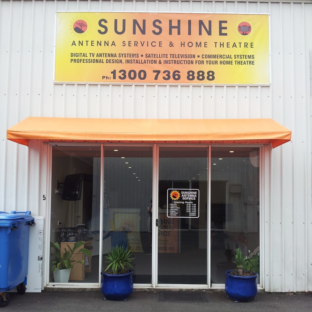 Sunshine Antenna Service | electronics store | 5/25 Fishermans Rd, Maroochydore QLD 4558, Australia | 0754791999 OR +61 7 5479 1999