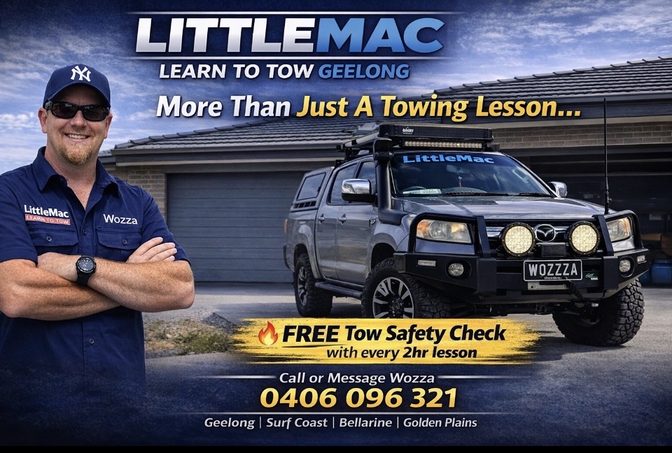 LittleMac Learn To Tow | 1 Charlemont Rd, Armstrong Creek VIC 3217, Australia | Phone: 0406 096 321