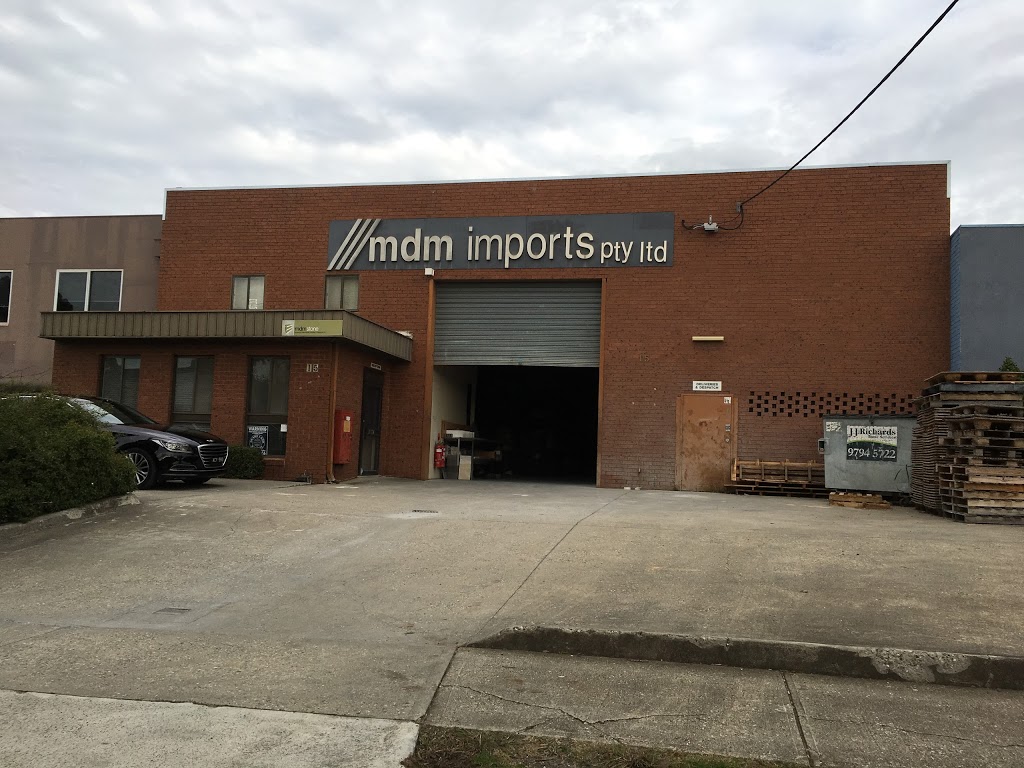 MDM Imports Pty Ltd. | 15 Merchant Ave, Thomastown VIC 3074, Australia | Phone: (03) 9465 0288