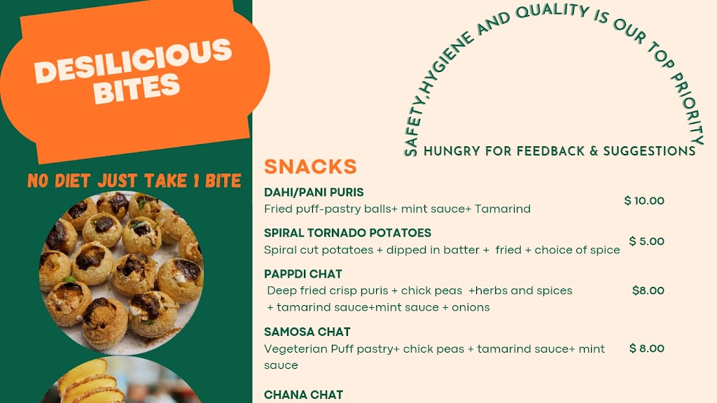 Desilicious Bites | meal takeaway | Conebush St, Kalkallo VIC 3064, Australia | 0478547786 OR +61 478 547 786