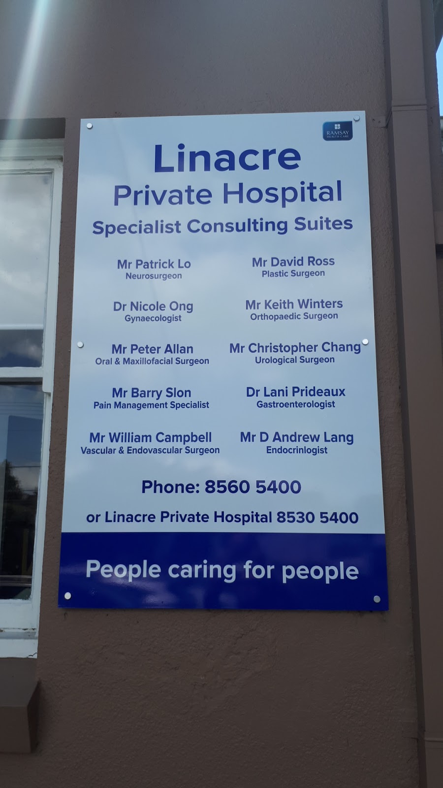 Linacre Private Hospital Consulting | 159 Church St, Brighton VIC 3186, Australia | Phone: (03) 9599 5522