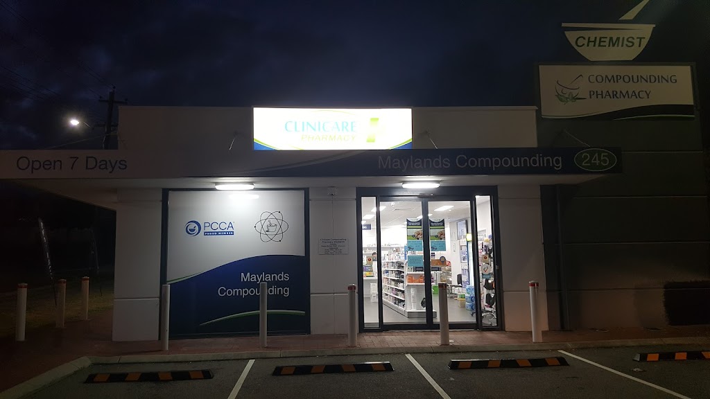 Clinicare Compounding Pharmacy | 245 Guildford Rd, Maylands WA 6051, Australia | Phone: (08) 9370 4410