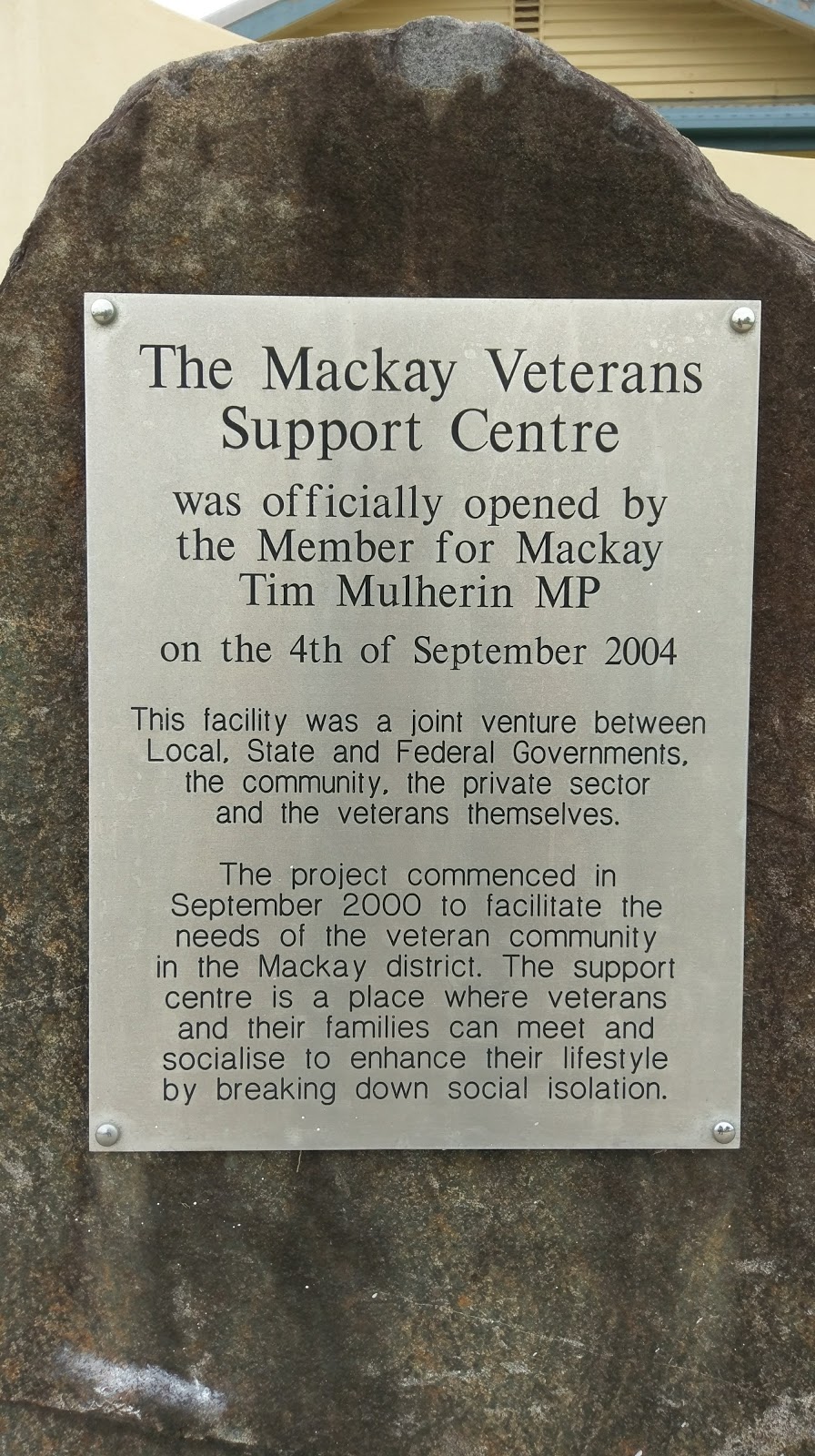 Mackay Veterans Support Group | Leisure Ct, South Mackay QLD 4740, Australia | Phone: (07) 4953 2575