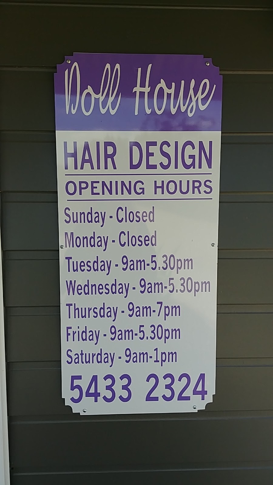 Doll House Hair Design | hair care | 23 Mitchell St, Heathcote VIC 3523, Australia | 0354332324 OR +61 3 5433 2324