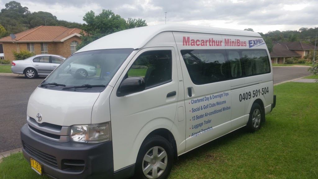 Macarthur Minibus Express |  | 11 Bishopscourt Pl, Glen Alpine NSW 2560, Australia | 0409501504 OR +61 409 501 504