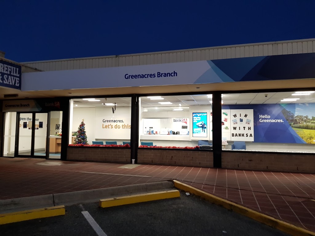BankSA Branch | Corner of North East Rd & Mullers Road Shop 11 Greenacres Shopping Centre, Greenacres SA 5086, Australia | Phone: 13 13 76