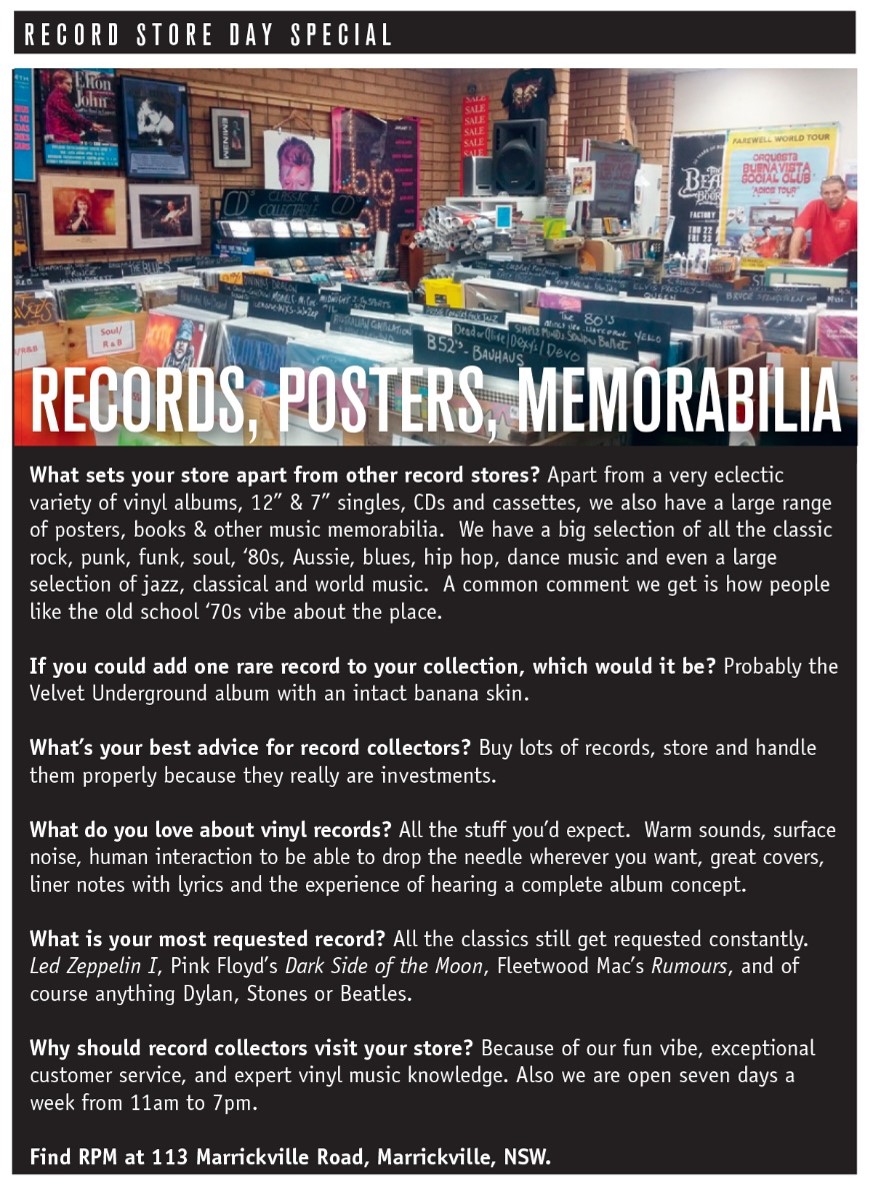 RPM Records Posters & Memorabilia | electronics store | 113 Marrickville Rd, Marrickville NSW 2204, Australia | 0295693465 OR +61 2 9569 3465