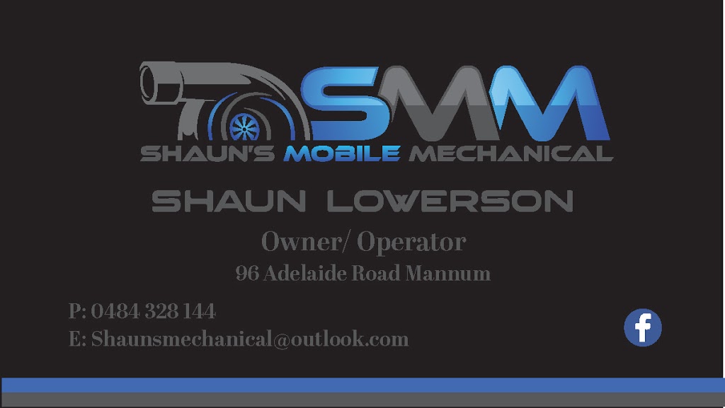 shauns mobile mechanical sa | car repair | 96A Adelaide Rd, Mannum SA 5238, Australia | 0484328144 OR +61 484 328 144